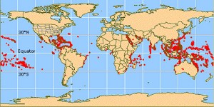 Worldmap_corals_NOAA